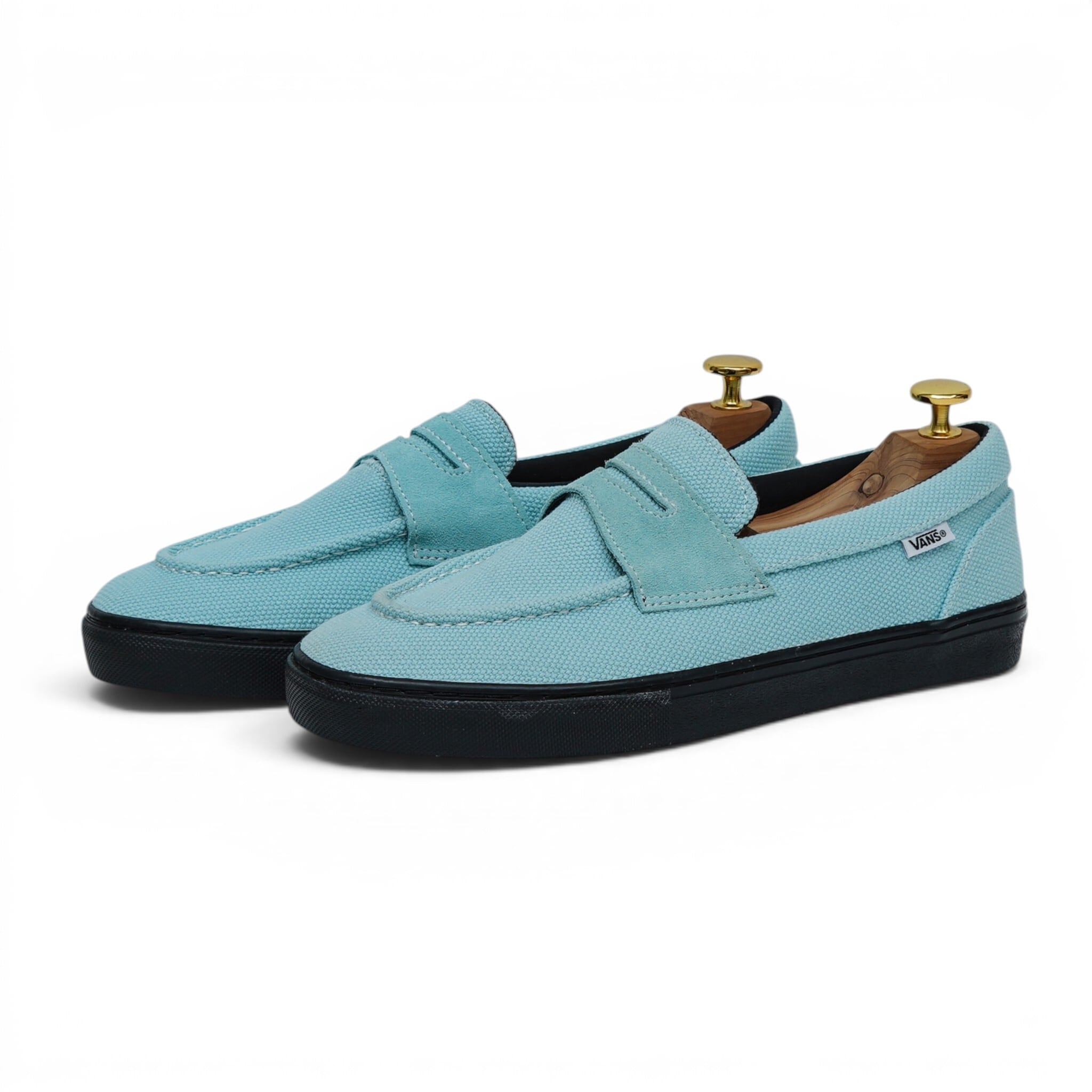 VANS バンズ LOAFER ローファー キャンバス地 サックスブルー スケーター US8.5 新品