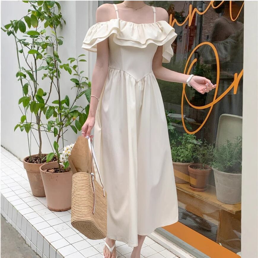 【dress】フリルキャミワンピース M31097