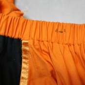 フォークダンス 衣装 スカート オレンジ系 チャコット Chacott 刺繍 橙 黒 チロリアン チロルスカート カントリー 鮮やか 華やか かわいい ダンス衣装 イベント 練習 レッスン ブラック系