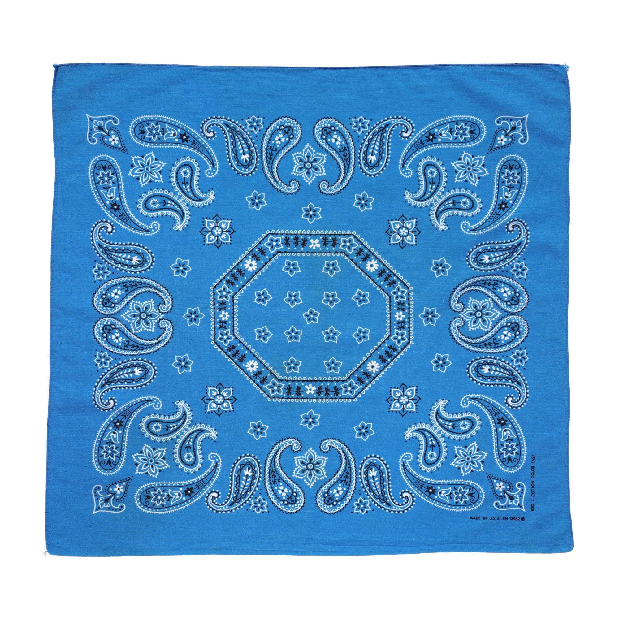 RN13960 クッキー柄　バンダナ　トリコロール RN13960 クッキー柄 バンダナ トリコロール クッキー柄 状態良 レア