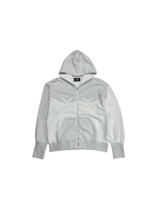 VAIN / distressed hoodie grey
