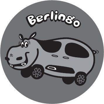 カバベルランゴ グリアルタンス サークルステッカー | Berlingo
