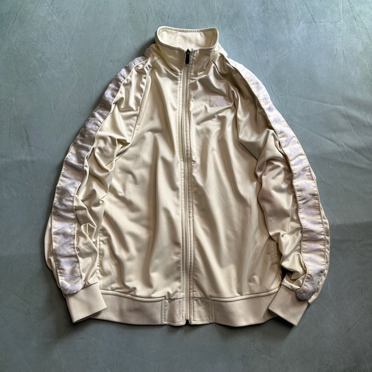 Kappa カッパ トラックジャケット ジャージ ホワイト L 古着