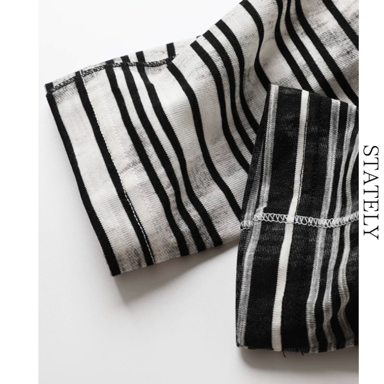 Vintage Stripe ウォッシュドロンT/2color_T55・画像5