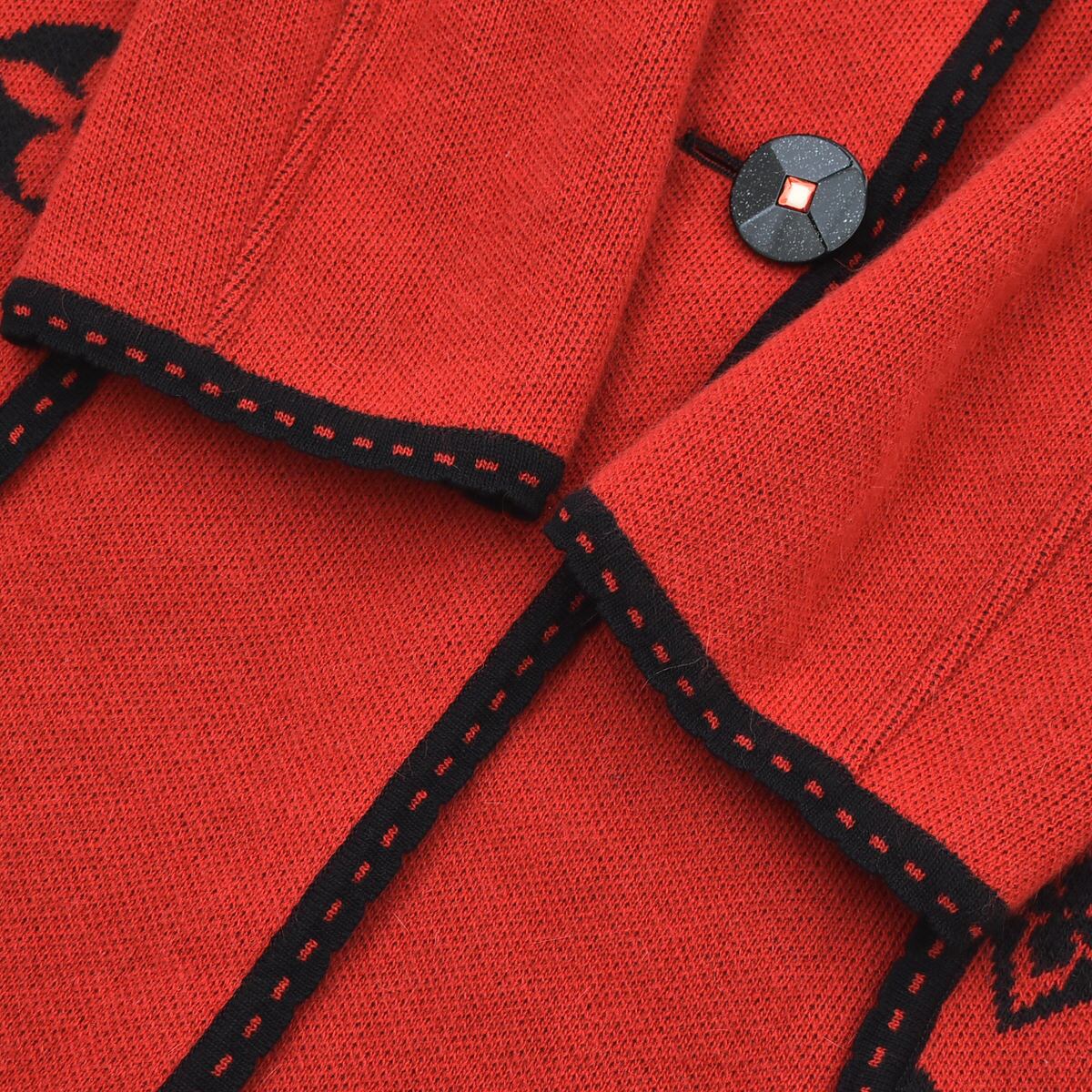 Jp luxury brand 伊太利屋 monogram knit coat | 古着屋 grin days