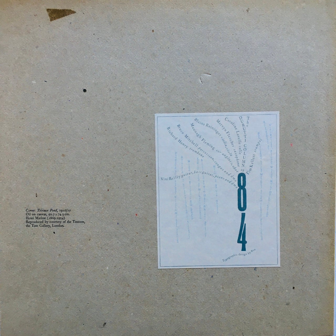 LP】Durutti Column – Without Mercy | マメシバレコード mameshiba