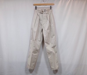 LENO”Women’s DOUBLE BELTED GURKHA TROUSERS IVORY”