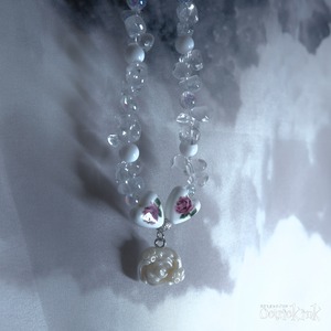 【一点もの】KRAKEN・Bubble Яose chocolate fog 水晶 ネックレス