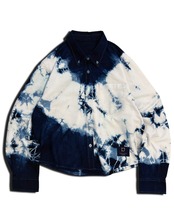 【数量限定販売】藍染めタイダイショート丈 YUKIDOKE 雪溶