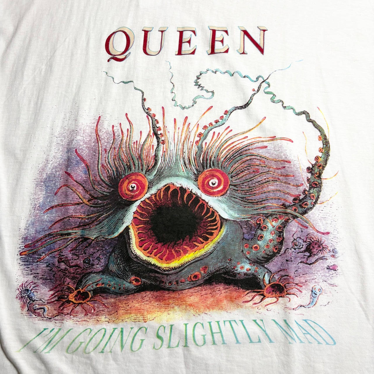vintage 1990’s QUEEN music tee “I’M GOING SLIGHTLY MAD”