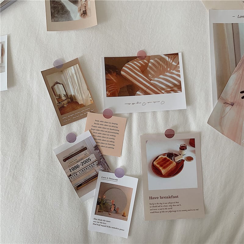 オシャレなお部屋作りに 枚セット ポストカード 壁装飾 壁飾り 韓国インテリア リアルフォト 北欧風 可愛い 大人っぽ Lamitte Deco トレンド 韓国ファッション ショップ Base店