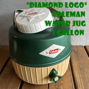 コールマン ウォータージャグ ダイヤモンドロゴ 1ガロン グリーン ビンテージ 1950年代 最初期型 "PATS PEND" パテントペンディング 希少 レア