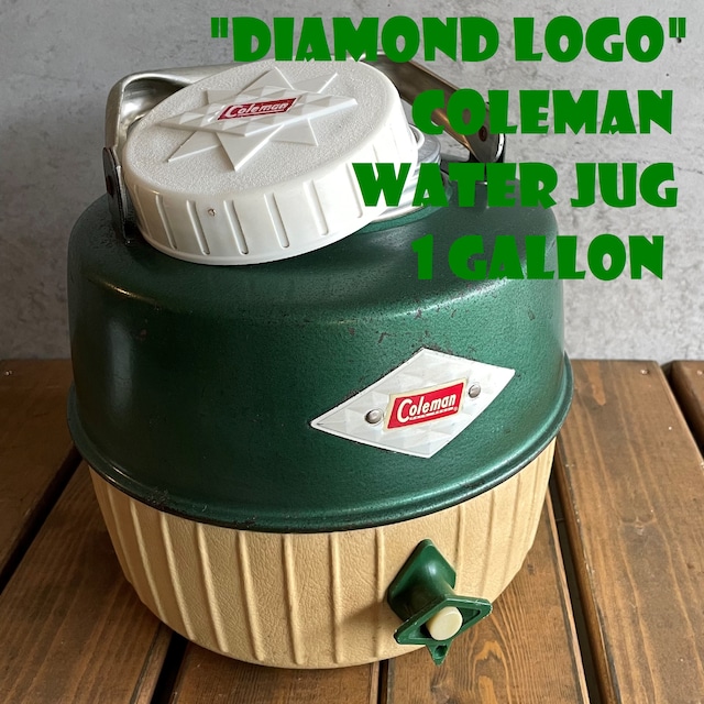 コールマン ウォータージャグ ダイヤモンドロゴ 1ガロン グリーン ビンテージ 1950年代 初期型 "PATS PEND" パテントペンディング 希少 レア