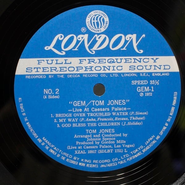 Tom Jones / Live At Caesars Palace [GEM 1-2, Q-2] - 画像5