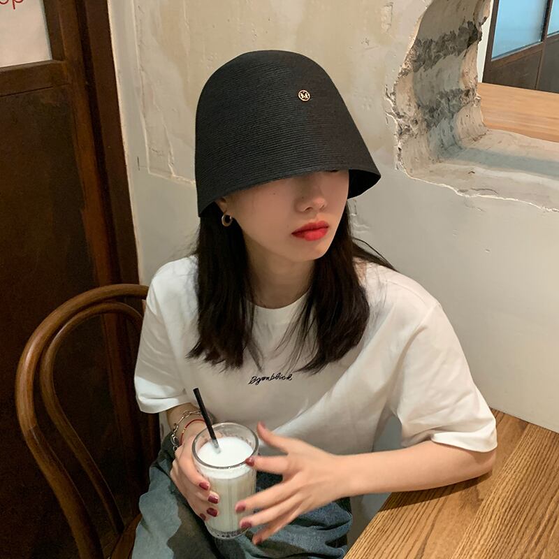 サマーニットブラック 帽子 夏物 ブラック・アイド・ピーズ50752933706