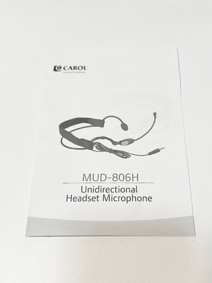 フィットネス ヘッドセット マイクロホン 有線 指向性コンデンサー マイク ヨガ ビデオ会議 ダンス MUD-806 授業 店頭販売