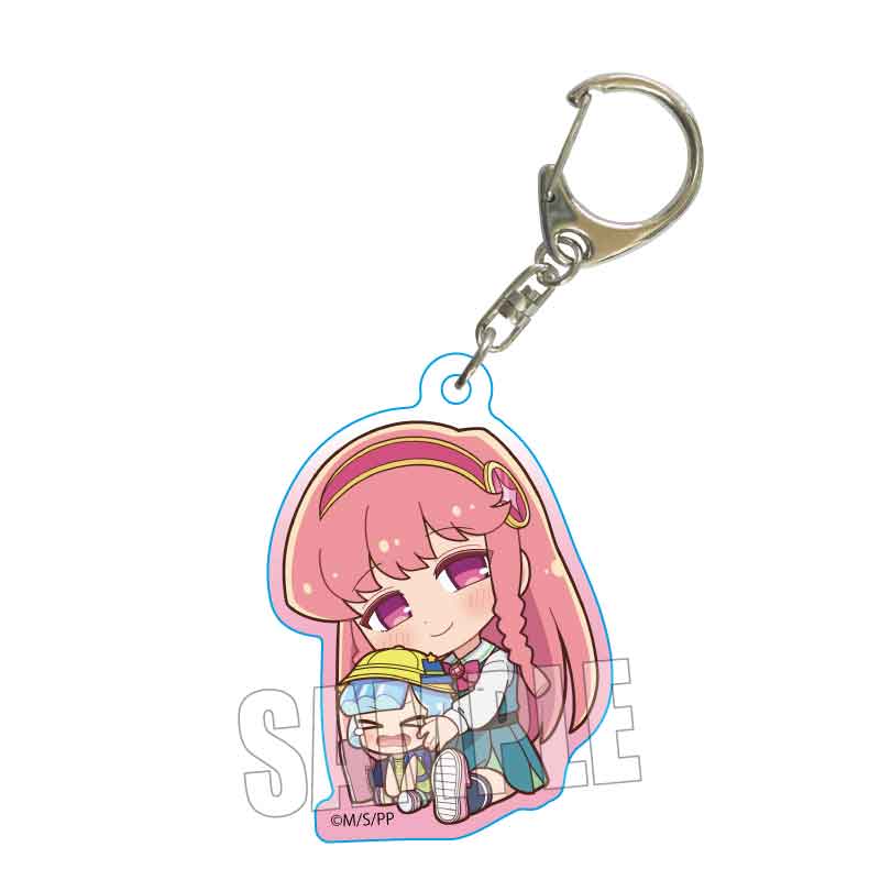 ぷにるはかわいいスライム ぎゅぎゅっとアクリルキーホルダー 雲母