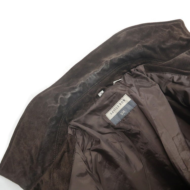 古着 SAVILE ROW レザージャケット ブルゾン ブラウン 表記:M 古着 SAVILE ROW レザージャケット ブルゾン ブラウン 表記:M