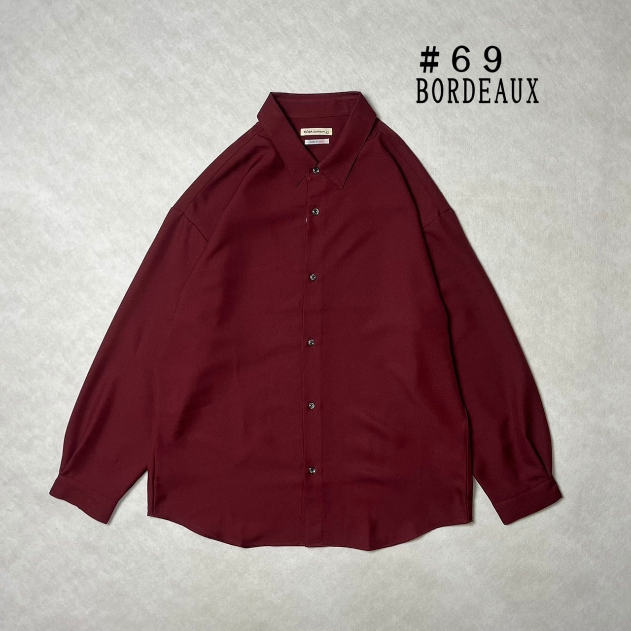 日本製】【定番】リフラクスとろみシャツ ルーズフィット CIAO 221-00