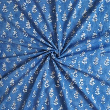 単衣 小千谷紬 花柄模様 証紙付 薄藍色 しつけ糸 K-3790 着物 きもの 