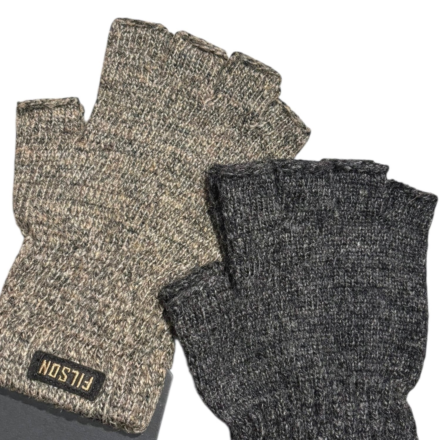 FILSON フィンガーレスニットグローブ チャコール グレー 2点セット L FILSON】FINGERLESS KNIT GLOVES フィンガーレス ニット グローブ
