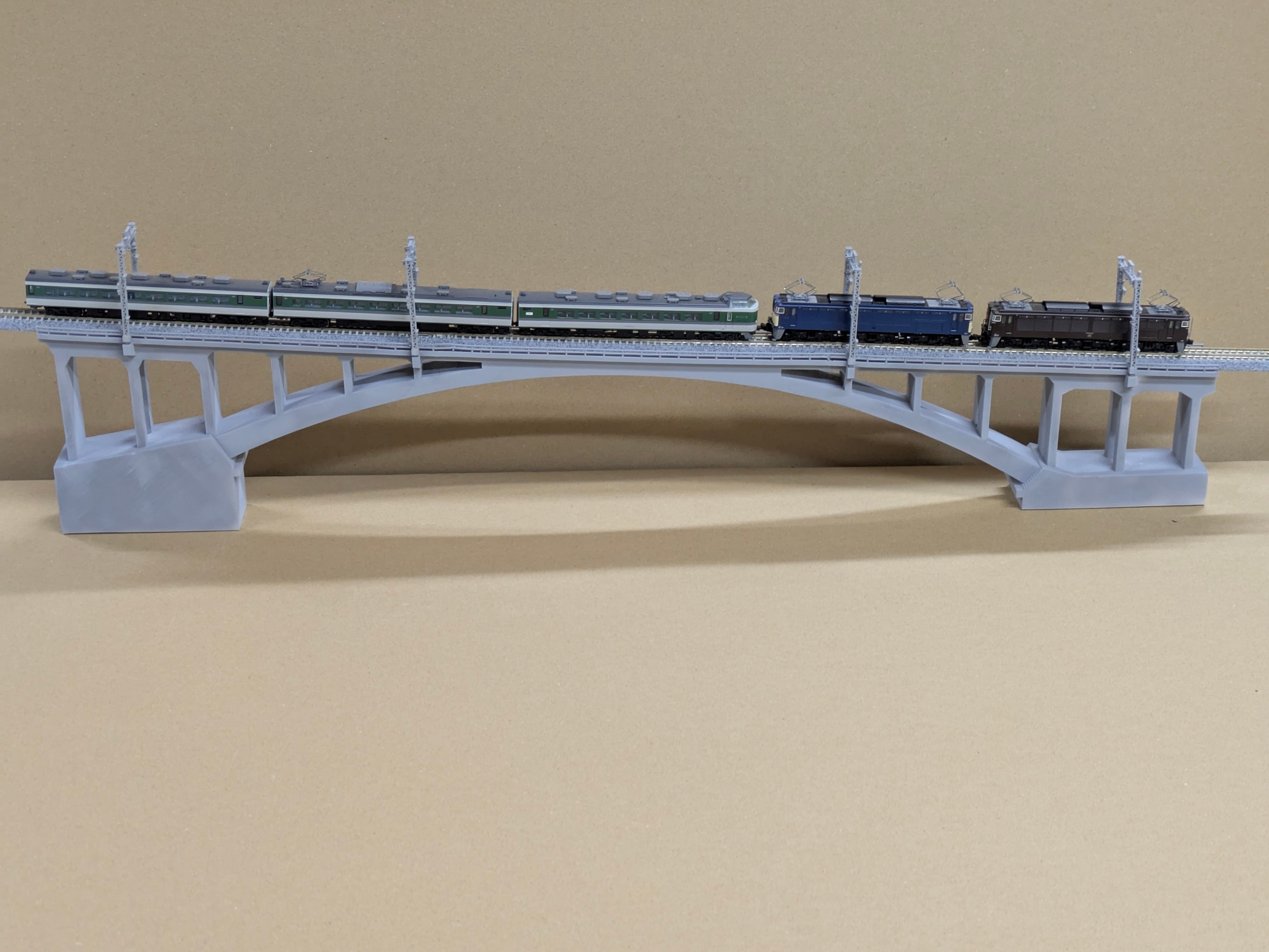S-1012 新碓氷川橋梁 長さ667mm （表面保護塗装済） ～碓氷峠の
