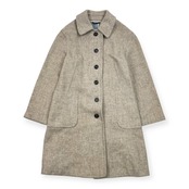 イングランド製 GRENFELL グレンフェル ウール ステンカラーコート 32/グレー レディース