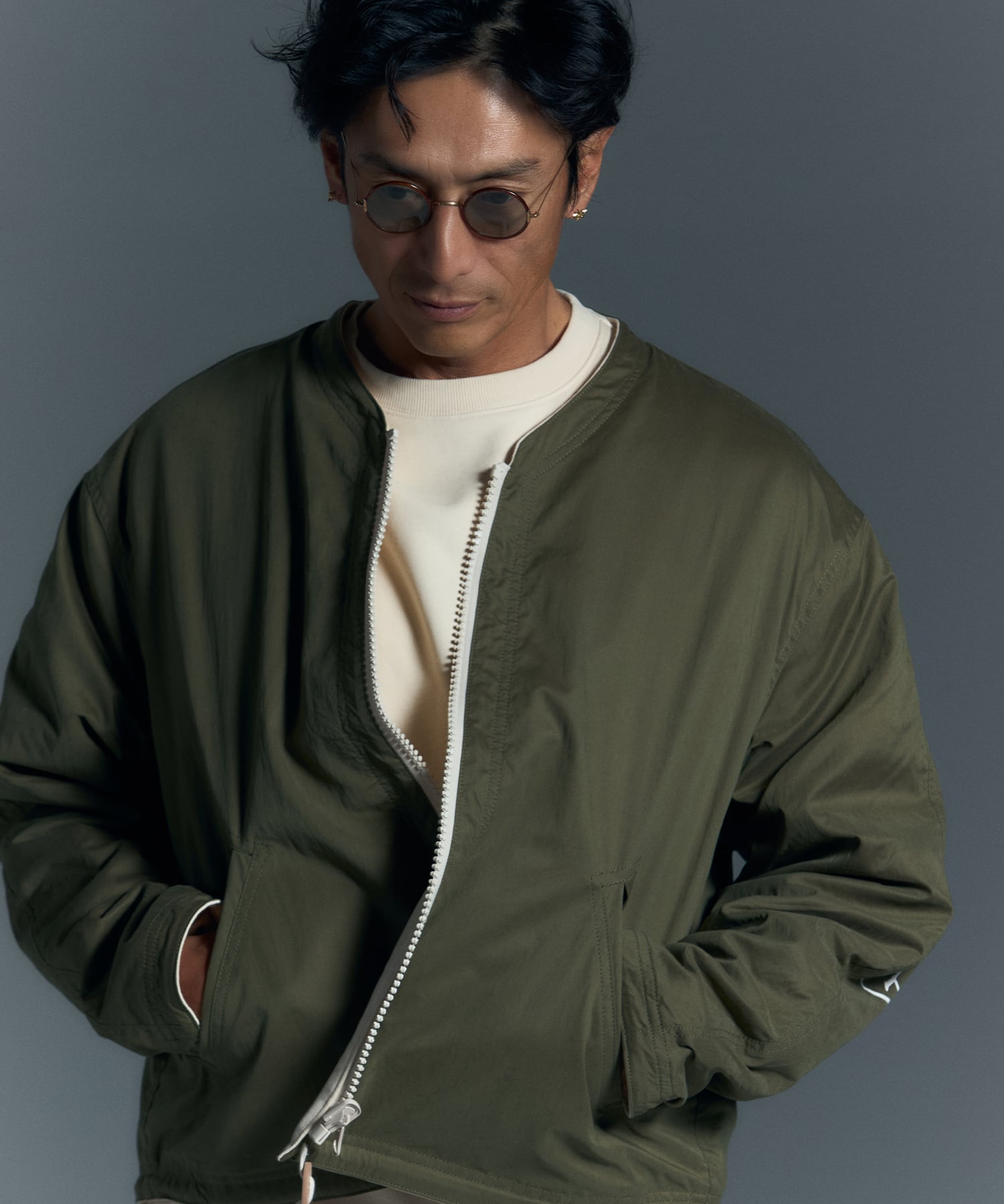 NYLON×SWEAT REVERSIBLE BLOUSON［HSJ002］ | HAPPY SAUCE