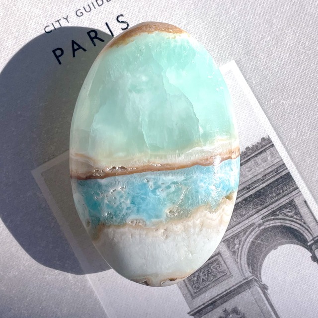 ＜レア♡＞ Caribbean Blue Calcite & Blue Aragonite Palm 2３ ✧ カリビアンブルーカルサイト&ブルーアラゴナイト