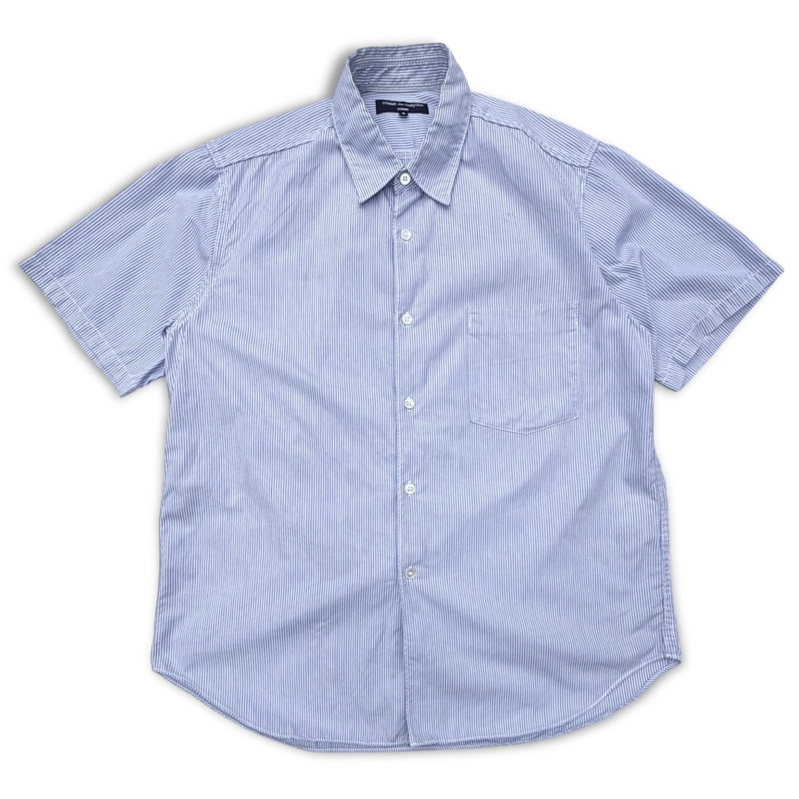 COMME des GARCONS HOMME ストライプ半袖シャツ Comme des Garçons HOMME】コムデギャルソンオム 半袖シャツ