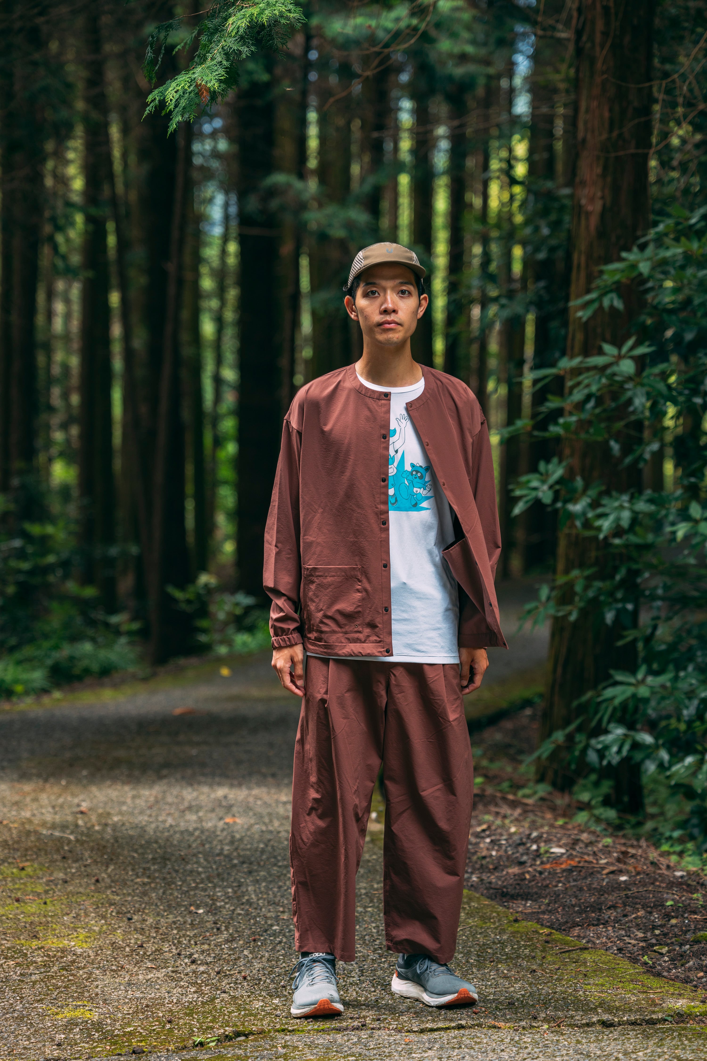 L★TANNUKIタヌキAndanteWidePantアンダンテワイドパンツ TANNUKI(タヌキ) Andante Wide Pant | circle AOMORI サークルアオモリ ウォーキング・ランニングウェア