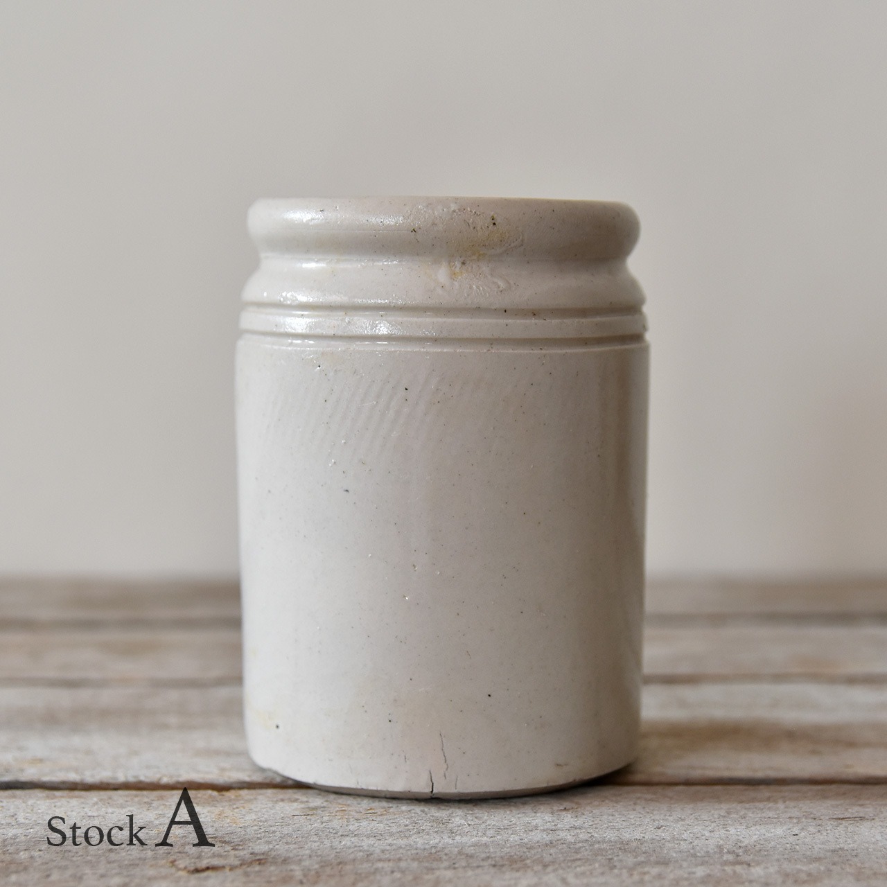 Stoneware Jam Jar 【A】/ 絵になる陶器のジャムポット / 2208W-001A