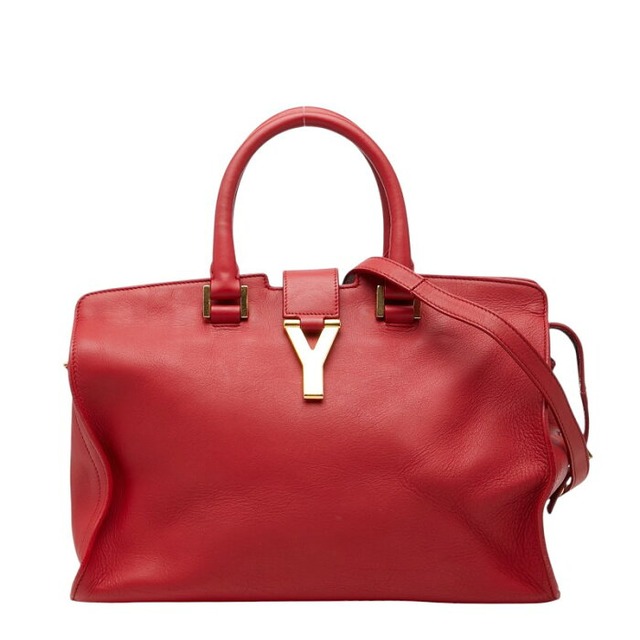 サンローラン Yライン プチカバス ハンドバッグ ショルダーバッグ 2WAY 311210 527411 レザー レディース SAINT LAURENT 【中古】