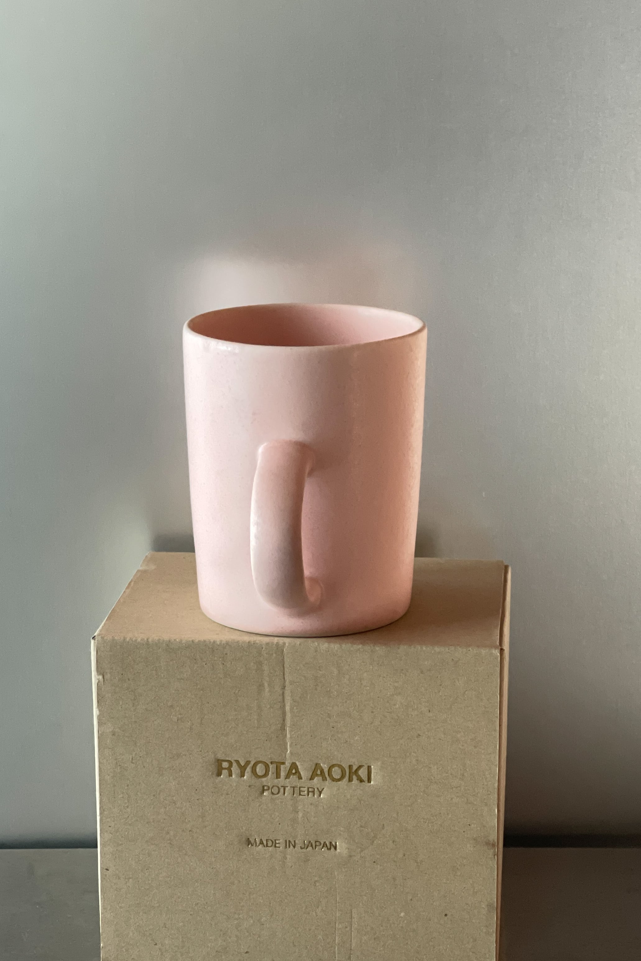 マグカップSSのっぽ桜ピンク 青木良太 作品 PT-3S | web-shop MITATE マグカップSSのっぽ桜ピンク 青木良太 作品 PT-3S | web-shop MITATE
