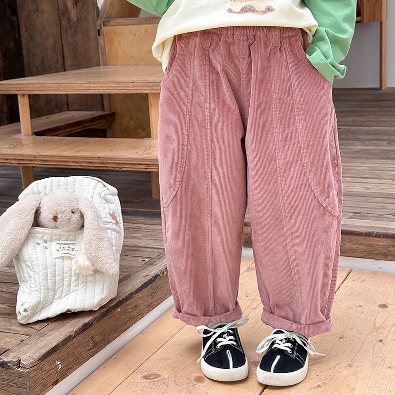 予約」90-160cm 8色コーデュロイパンツ | 子供服のMurababy