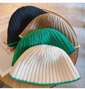 knit fisherman bucket hat