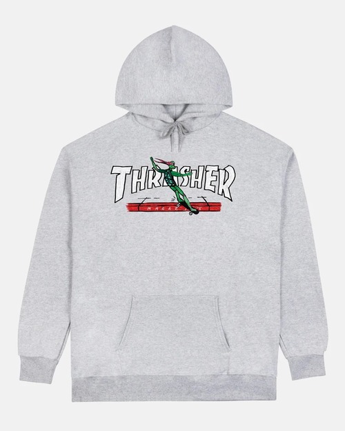 THRASHER HOODIE Red Curb by LSD Worldpeace