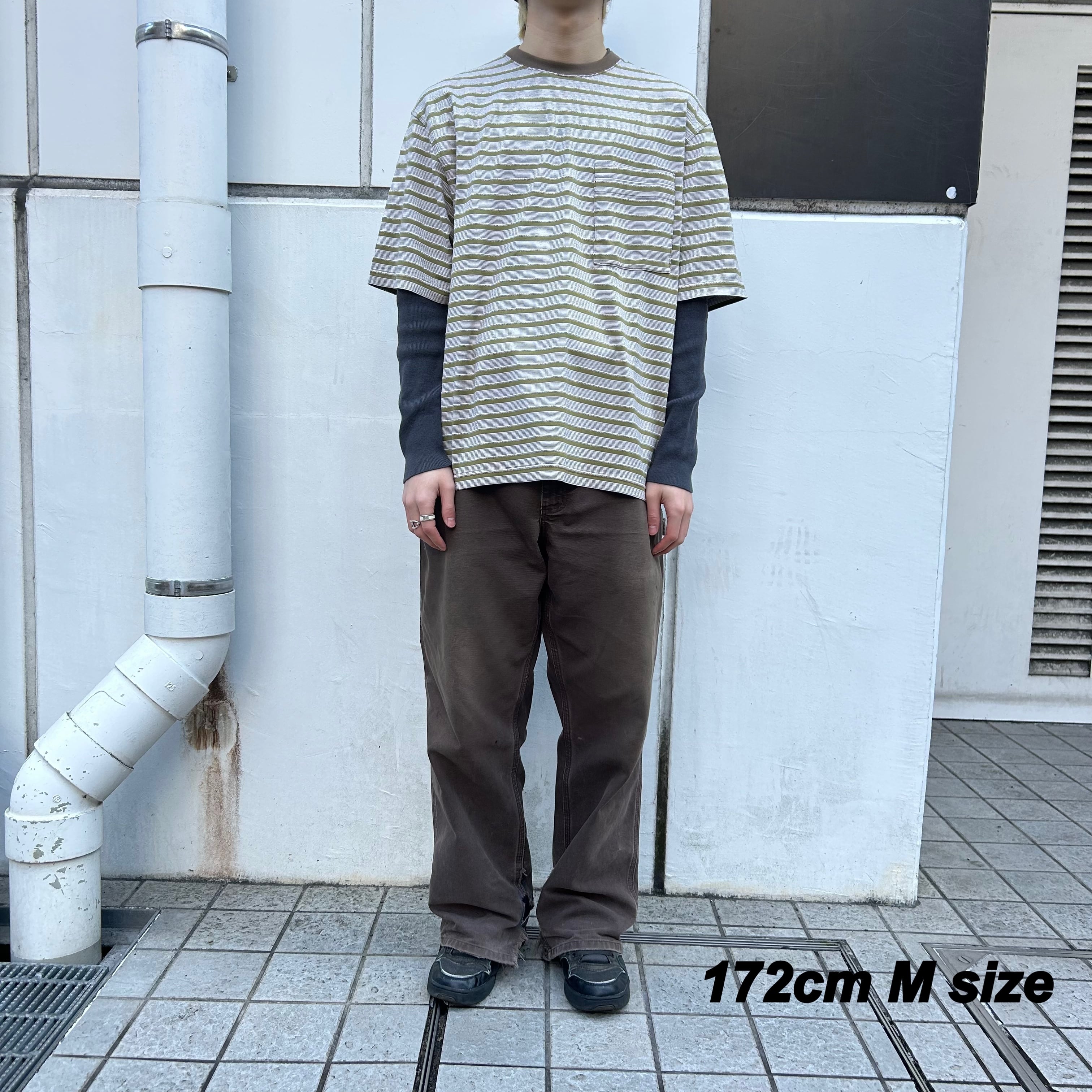 NO ROLL】UNEVENNESS S/S TEE(GREEN) 〈国内送料無料〉 | STORY