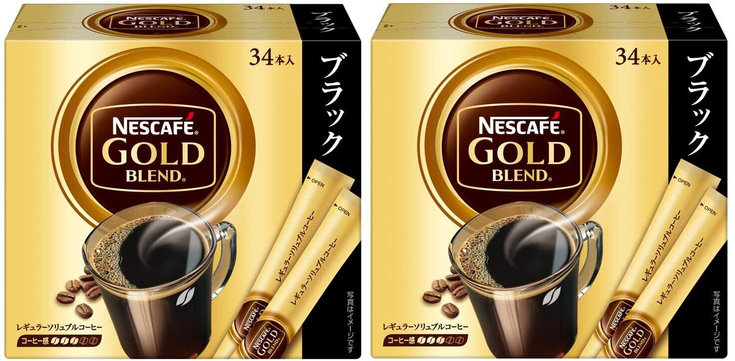 ネスカフェ ゴールドブレンド スティック ブラック 34P×2個 | Lienshop