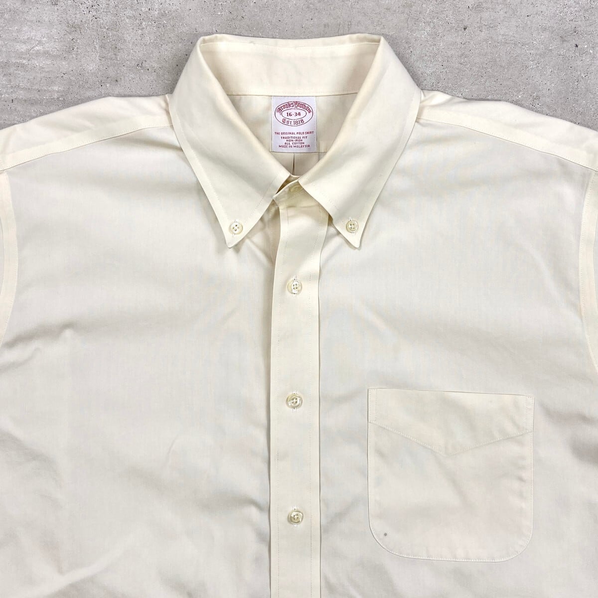 00年代 Brooks Brothers ブルックスブラザーズ コットンシャツ メンズ