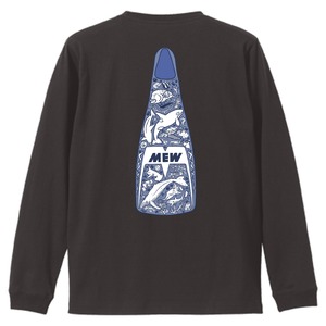 【OnlineStore限定】Fin Artist YURIE × GULL コラボ ロンT “ミッドナイトブルー”