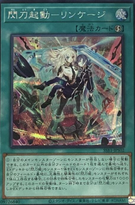 【Bランク】閃刀起動-リンケージ(シク)