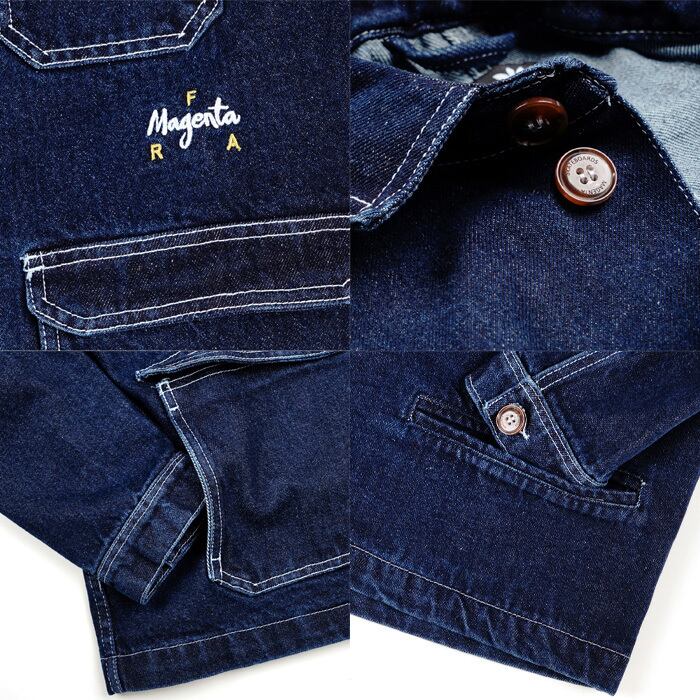 MAGENTA マゼンタ デニムジャケット SP23 ATELIER JACKET WHITE BULE