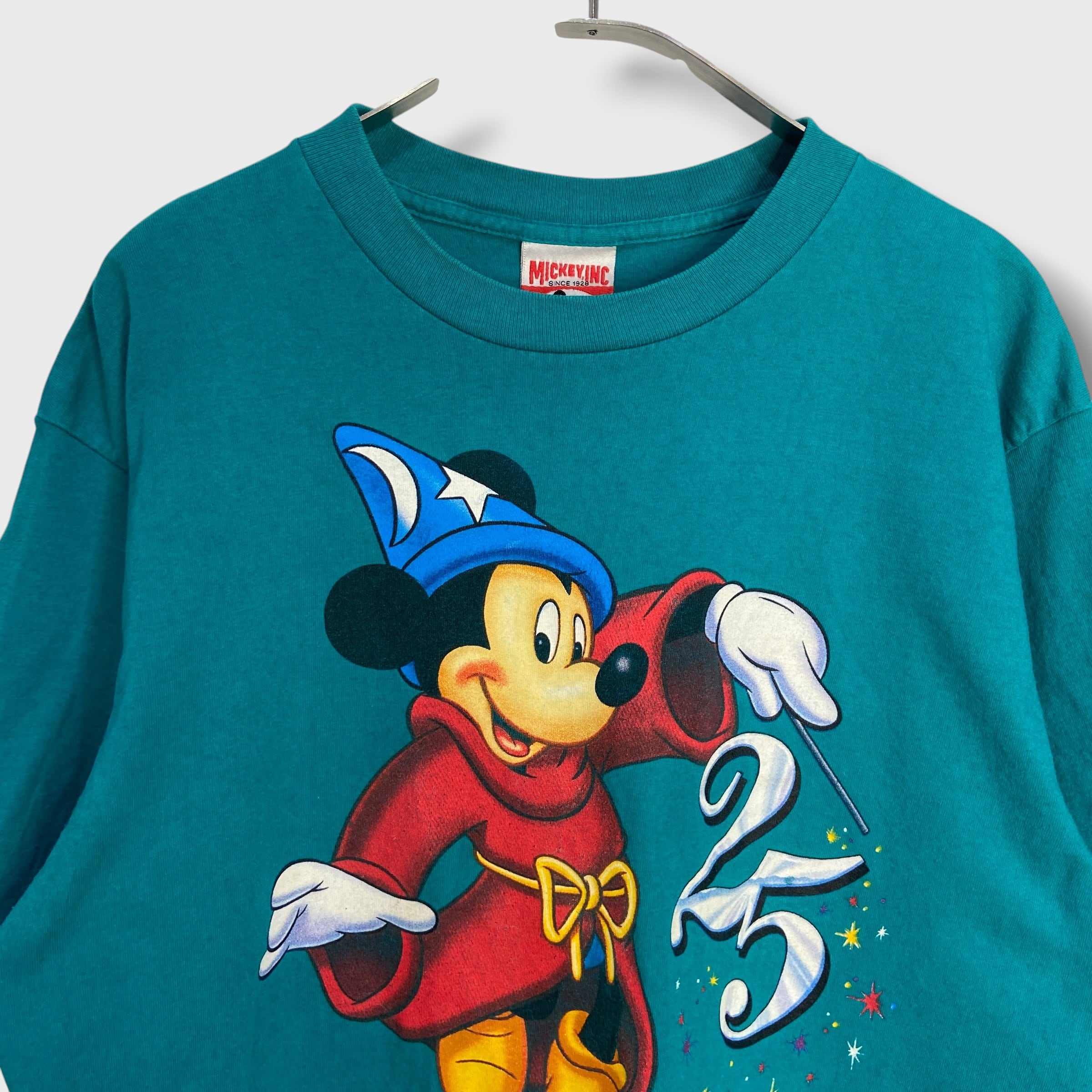 90s ミッキーマウス ファンタジア キャラTシャツ USA製ディズニー