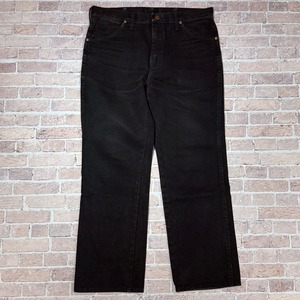 WRANGLER 後染め BLACK DENIM PANT