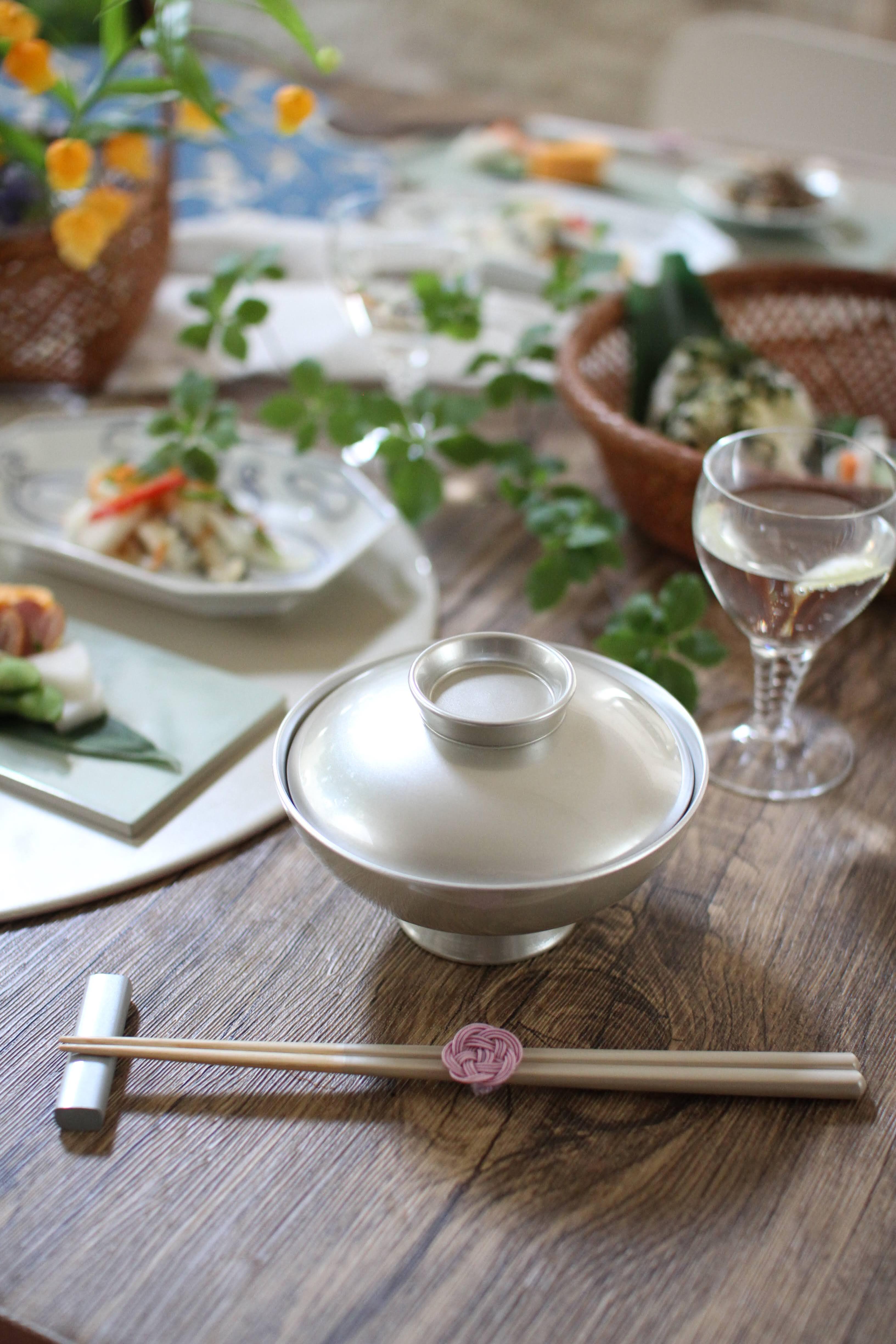 木製平形椀 シルバー 【送料無料】 | towan