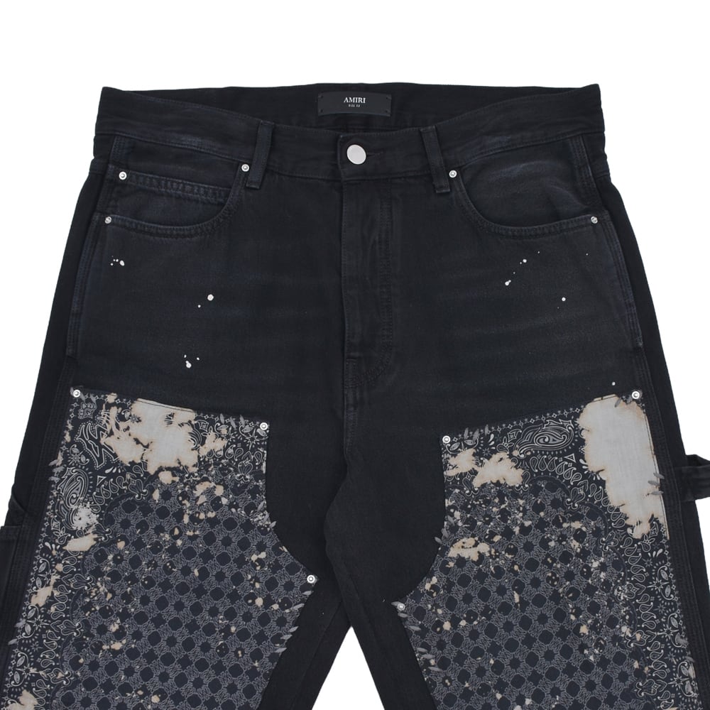 AMIRI】BLEACH BANDANA CARPENTER JEAN | AYIN