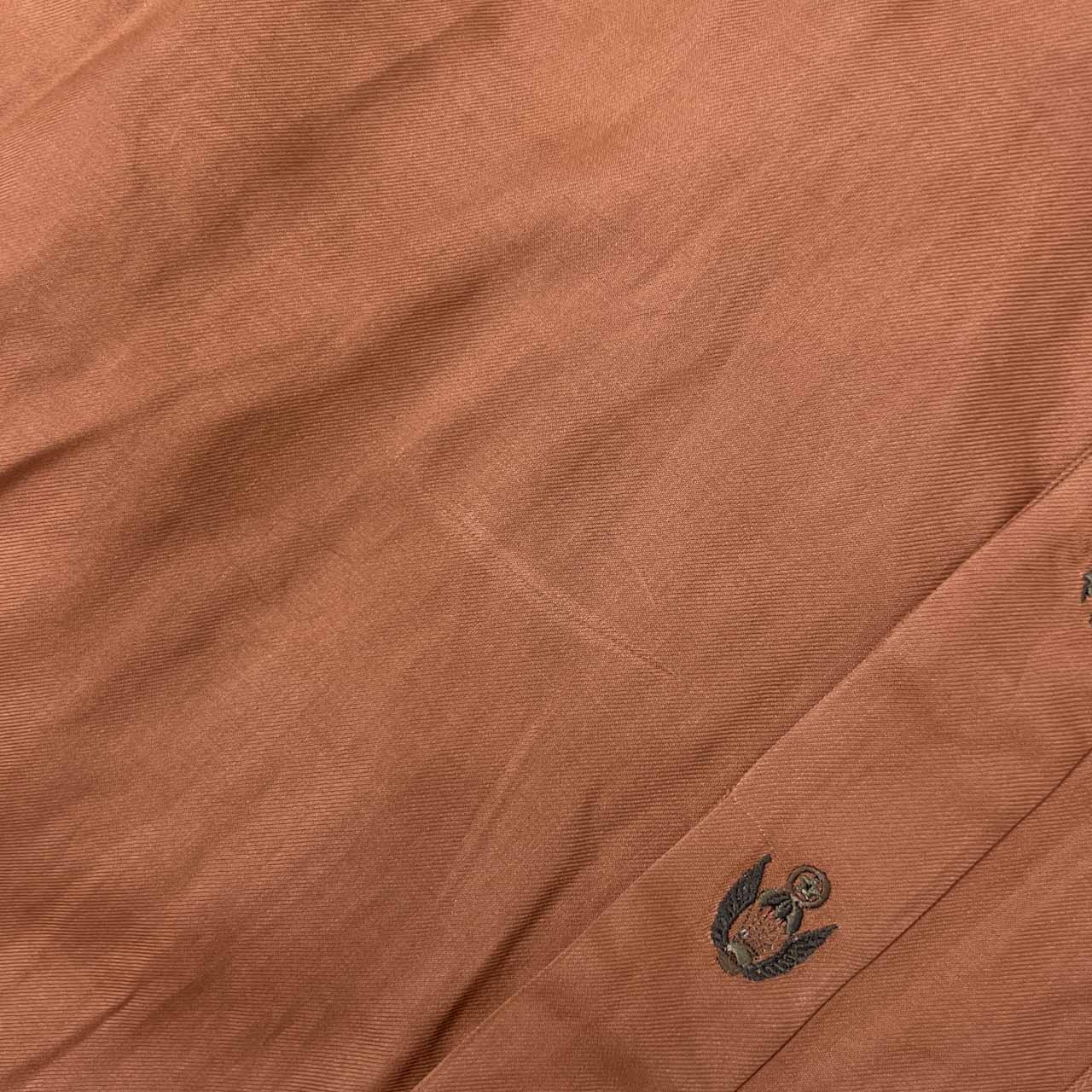 DOLCE ELEGANTEドルチェ ハーフボタン風 長袖シャツ /くすみピンク メンズ ビンテージ