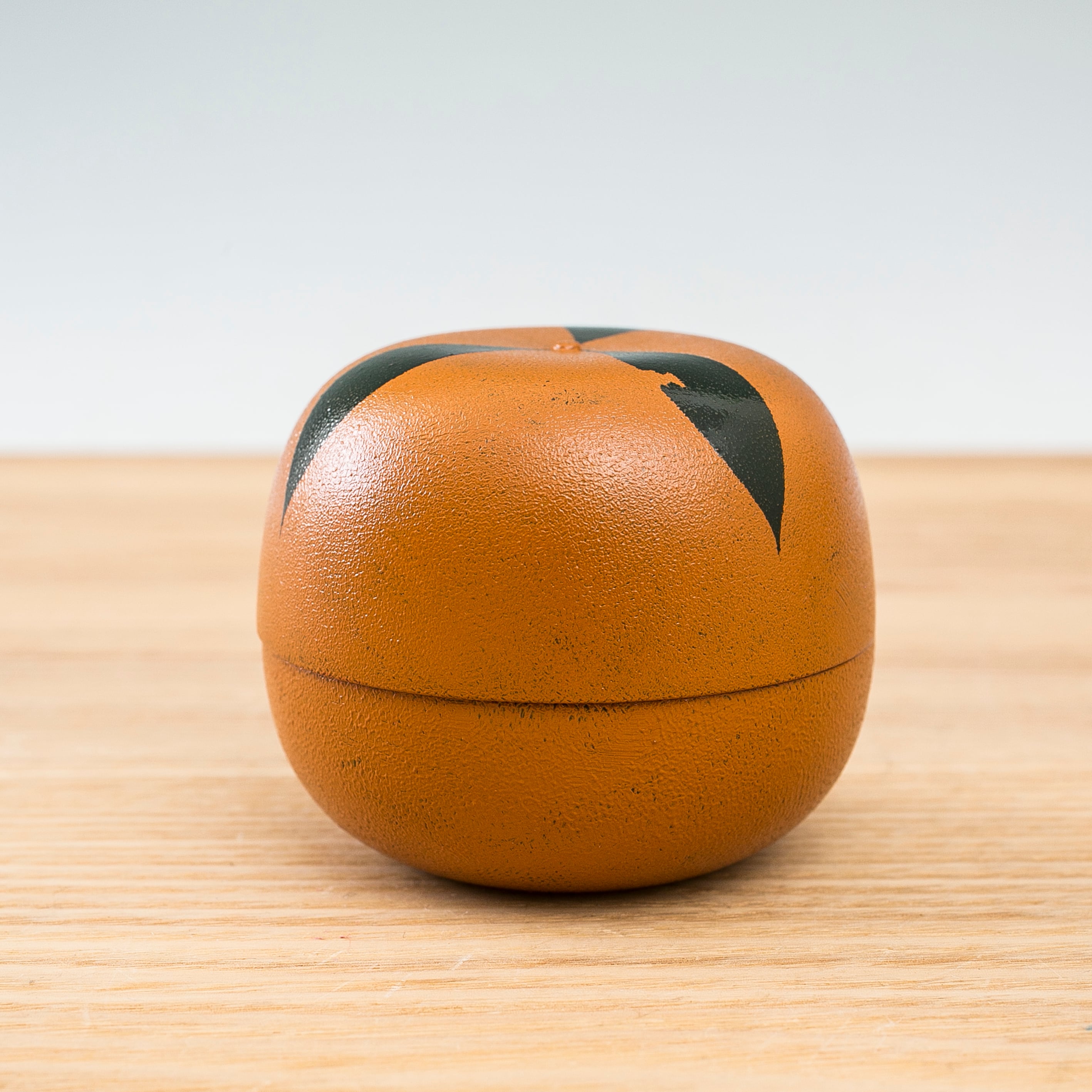 山田平安堂 橙 座興盃 乾漆 蒔絵 内朱 鶴亀 松竹梅 入れ子酒器 重ね盃