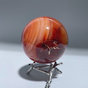 レッドアゲートスフィア01◇Red Agate Sphere◇天然石・鉱物・パワーストーン